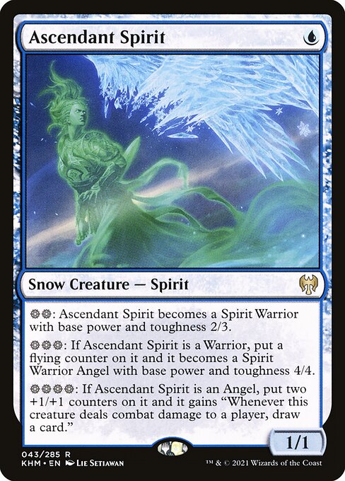 Ascendant Spirit - Kaldheim Magic card
