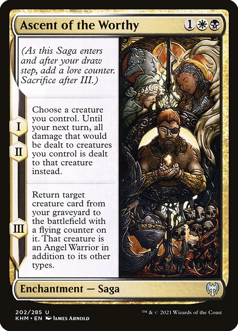 Ascent of the Worthy - Kaldheim Magic card