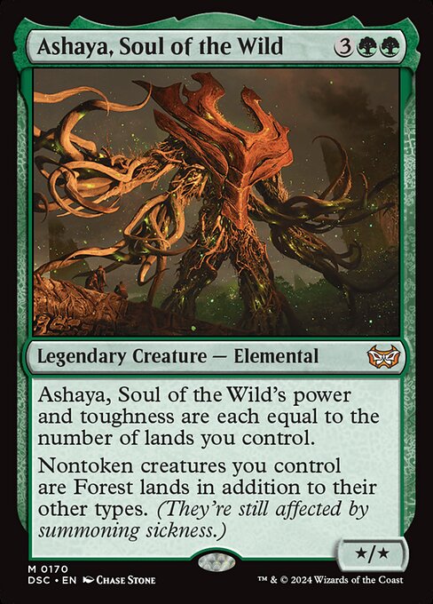 Ashaya, Soul of the Wild - Duskmourn: House of Horror Commander Magic card