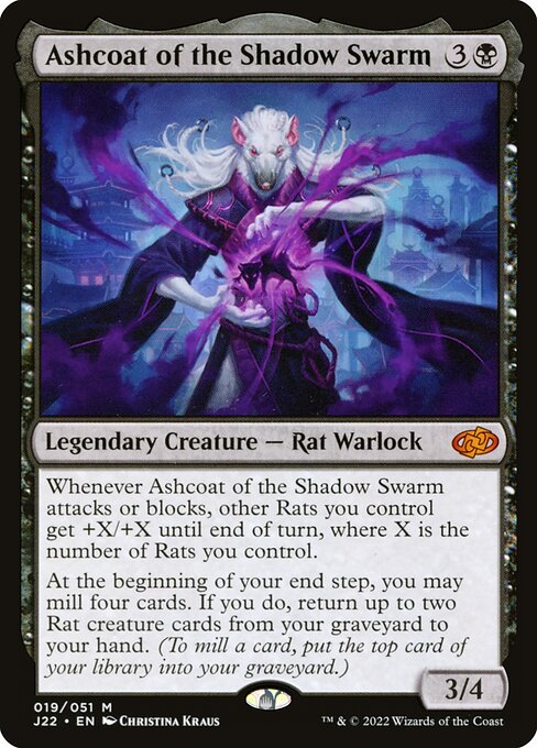 Ashcoat of the Shadow Swarm - Jumpstart 2022 Magic card