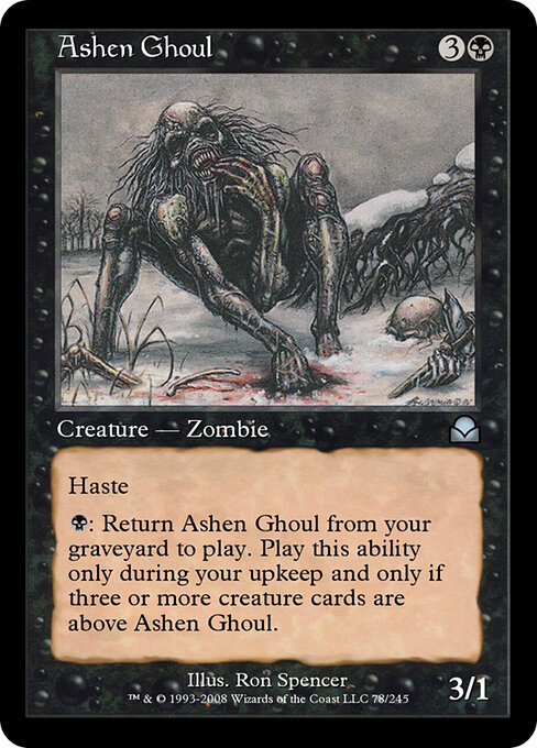 Ashen Ghoul - Masters Edition II Magic card