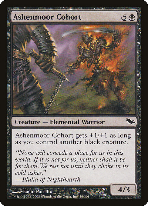 Ashenmoor Cohort - Shadowmoor Magic card