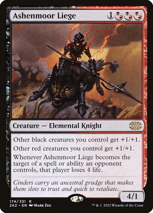 Ashenmoor Liege - Double Masters 2022 Magic card