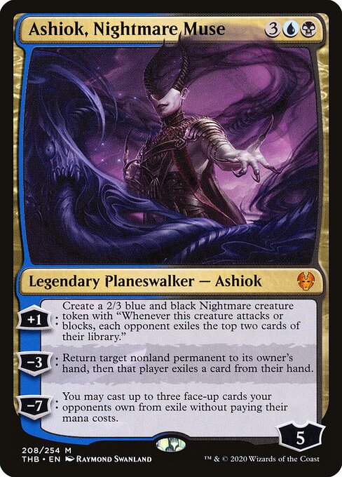 Ashiok, Nightmare Muse - Theros Beyond Death Magic card