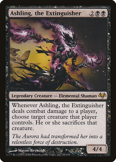 Ashling, the Extinguisher - Eventide Magic card