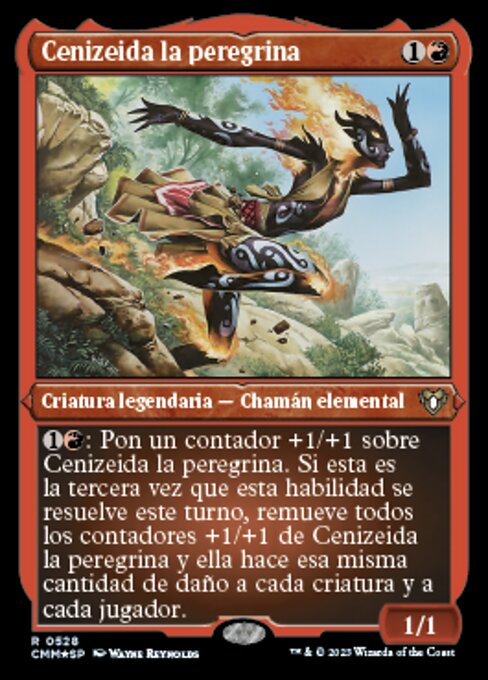 Cenizeida la peregrina (Ashling the Pilgrim) - Commander Masters (#528) - Illustrated by Wayne Reynolds - Magic: The Gathering Card