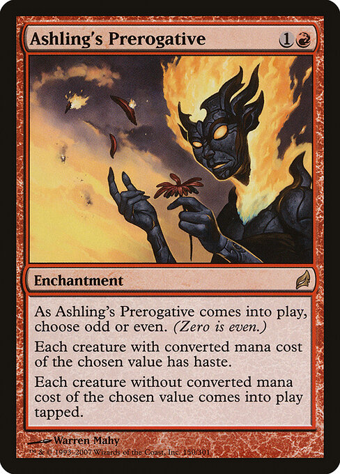 Ashling's Prerogative - Lorwyn Magic card
