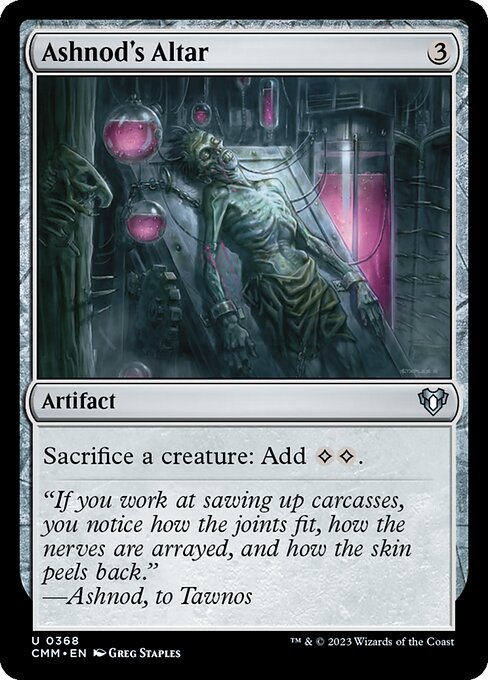 Ashnod's Altar - Commander Masters Magic card