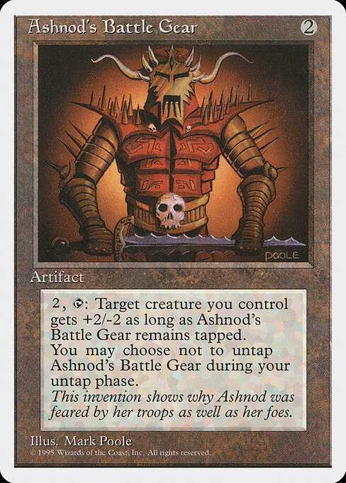 Ashnod's Battle Gear - Fourth Edition Magic card