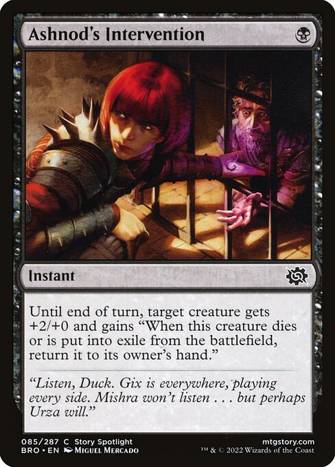 Ashnod's Intervention - The Brothers' War Magic card