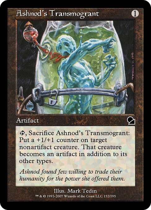 Ashnod's Transmogrant - Masters Edition (#152) - Illustrated by Mark Tedin - Magic: The Gathering Card