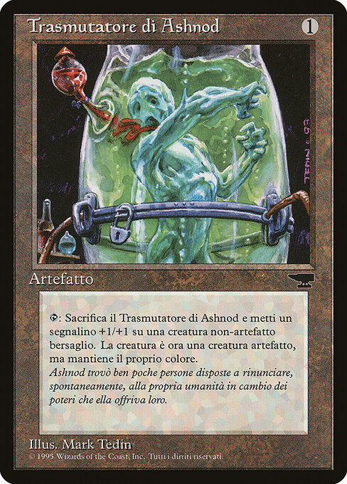 Trasmutatore di Ashnod (Ashnod's Transmogrant) - Rinascimento (#103) - Illustrated by Mark Tedin - Magic: The Gathering Card