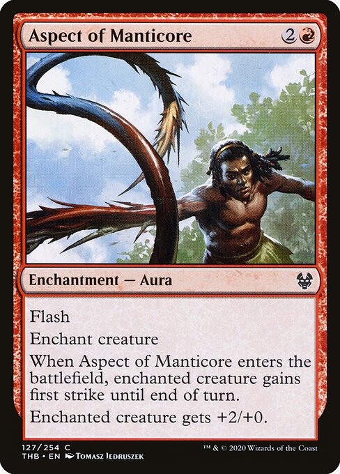 Aspect of Manticore - Theros Beyond Death Magic card