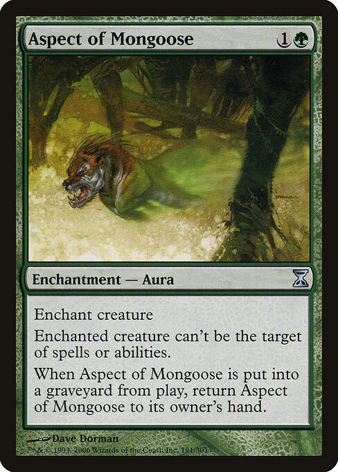 Aspect of Mongoose - Time Spiral Magic card