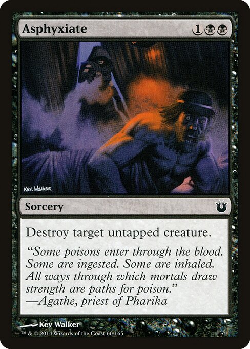 Asphyxiate - Born of the Gods Magic card
