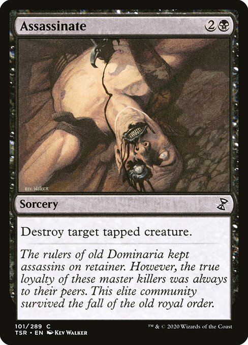 Assassinate - Time Spiral Remastered Magic card