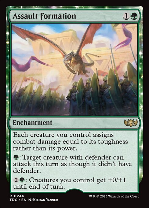 Assault Formation - Tarkir: Dragonstorm Commander Magic card