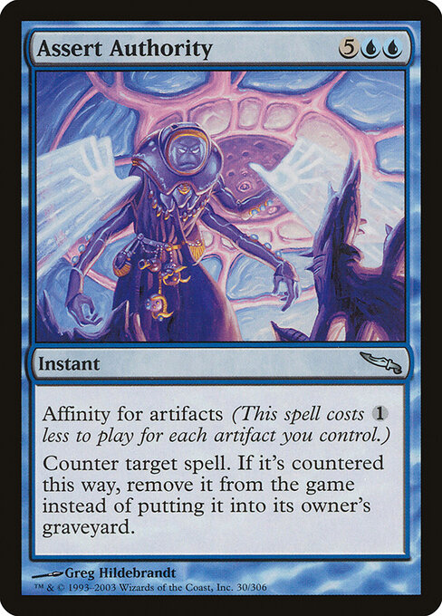 Assert Authority - Mirrodin Magic card