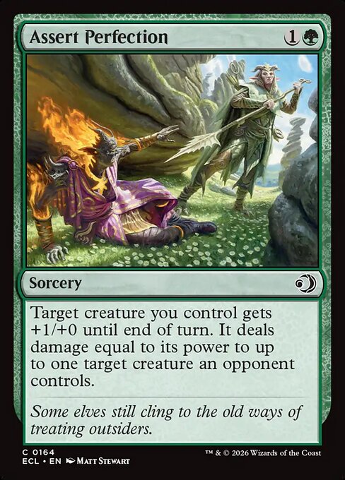 Assert Perfection - Lorwyn Eclipsed Magic card