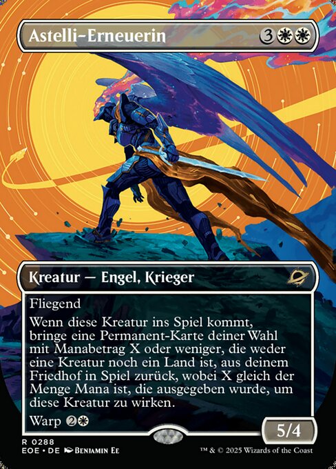 Astelli Reclaimer - Edge of Eternities Promos (#4p) - Illustrated by Carly Milligan - Magic: The Gathering Card