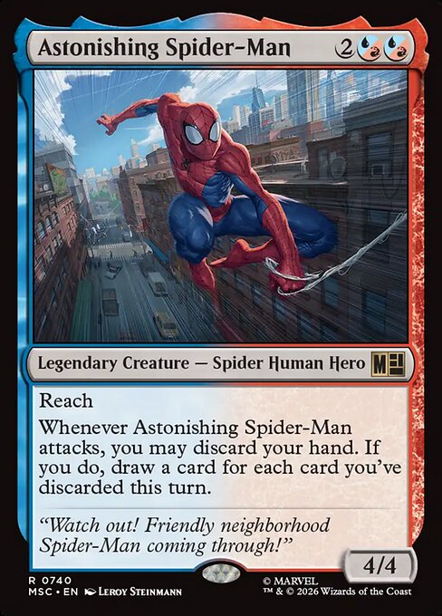 Astonishing Spider-Man - Marvel Super Heroes Commander Magic card