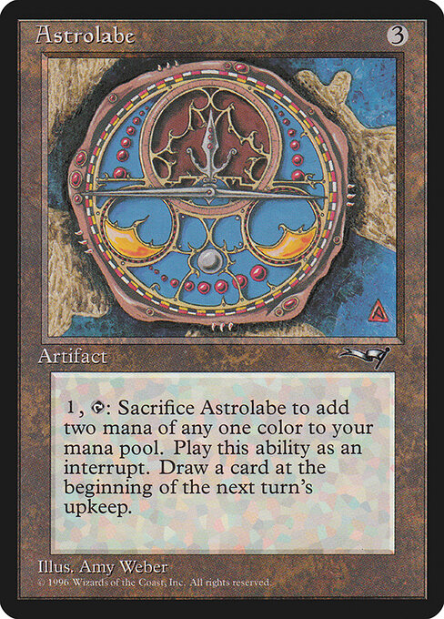 Astrolabio (Astrolabe) - Alliances (#118b) - Illustrated by Amy Weber - Magic: The Gathering Card