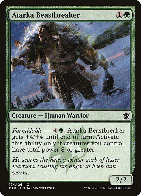 Atarka Beastbreaker - Dragons of Tarkir Magic card