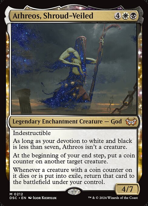 Athreos, Shroud-Veiled - Duskmourn: House of Horror Commander Magic card