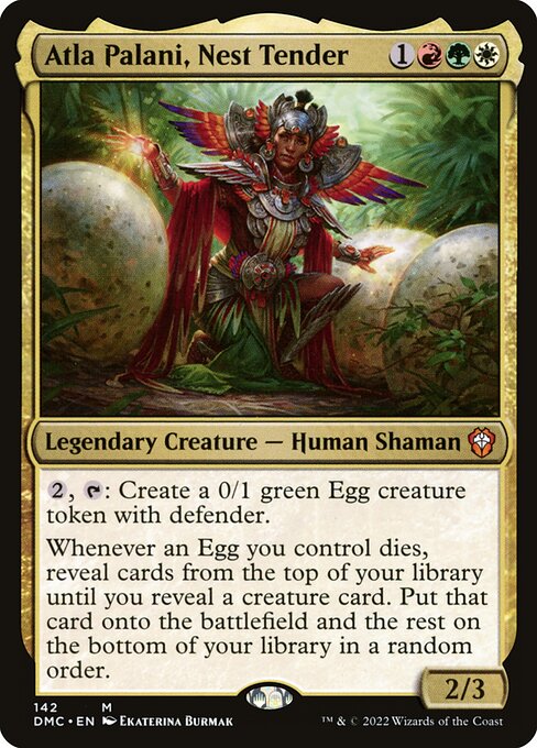 Atla Palani, Nest Tender - Dominaria United Commander Magic card