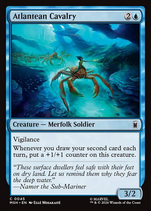 Atlantean Cavalry - Marvel Super Heroes Magic card
