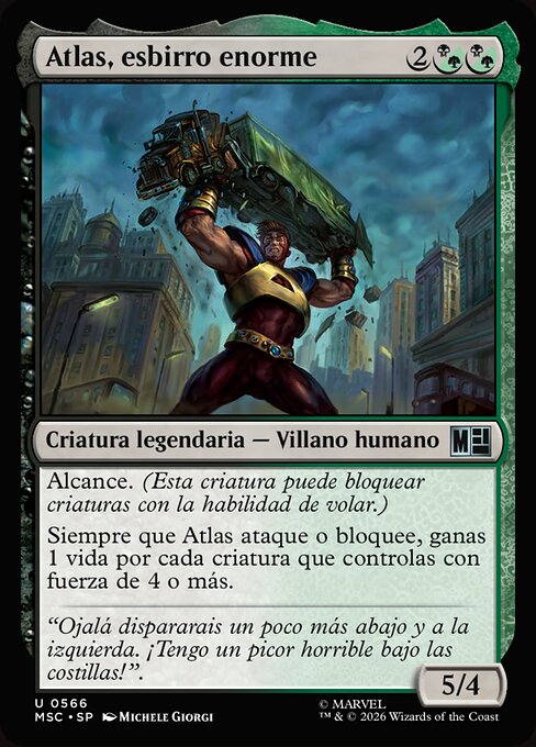 Atlas, Sizable Stooge