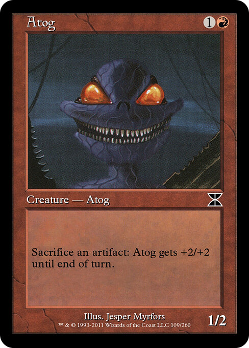 Atog - Masters Edition IV (#109) - Illustrated by Jesper Myrfors - Magic: The Gathering Card