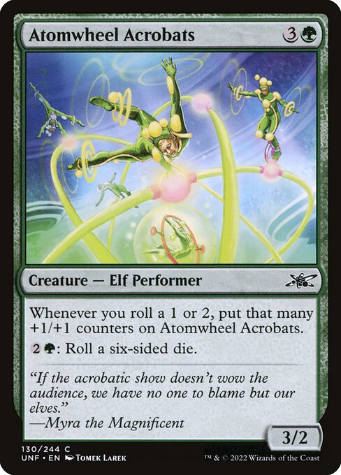 Atomwheel Acrobats - Unfinity Magic card