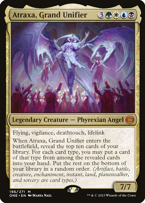 Atraxa, Grand Unifier - Phyrexia: All Will Be One Magic card