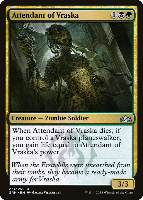 Attendant of Vraska - Guilds of Ravnica Magic card