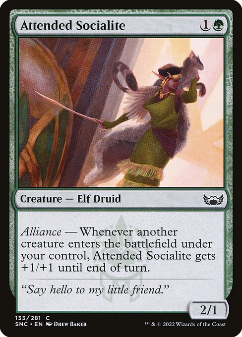Attended Socialite - Streets of New Capenna Magic card