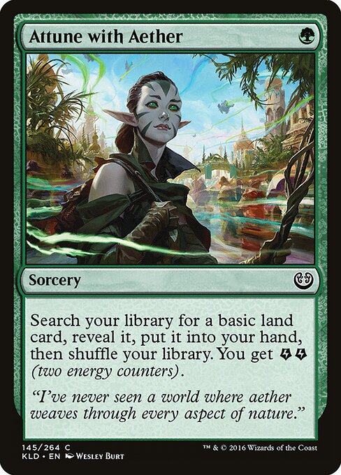 Attune with Aether - Kaladesh Magic card