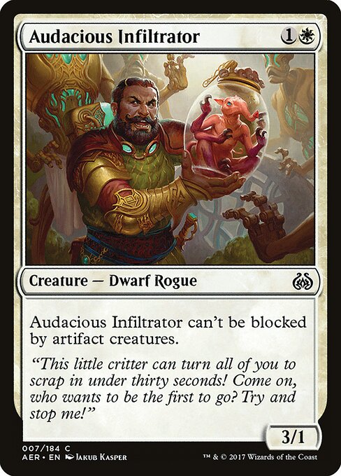 Audacious Infiltrator - Aether Revolt Magic card