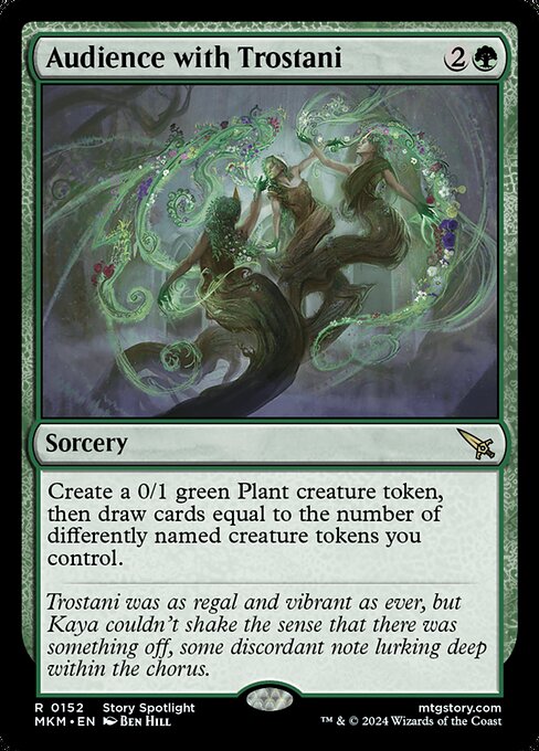 Audience with Trostani - Murders at Karlov Manor Magic card