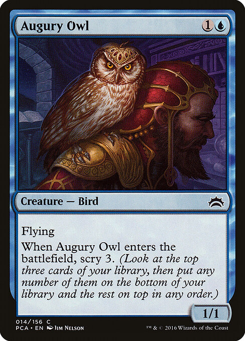 Augury Owl - Planechase Anthology Magic card
