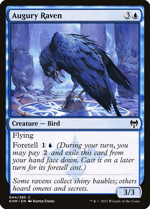 Augury Raven - Kaldheim Magic card