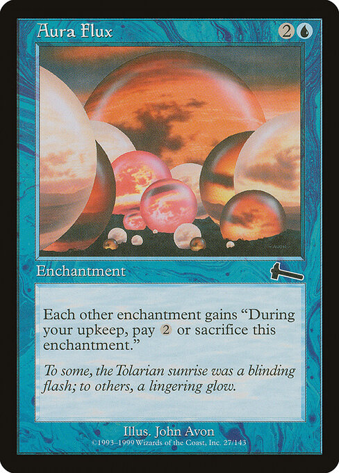 Aura Flux - Urza's Legacy Magic card
