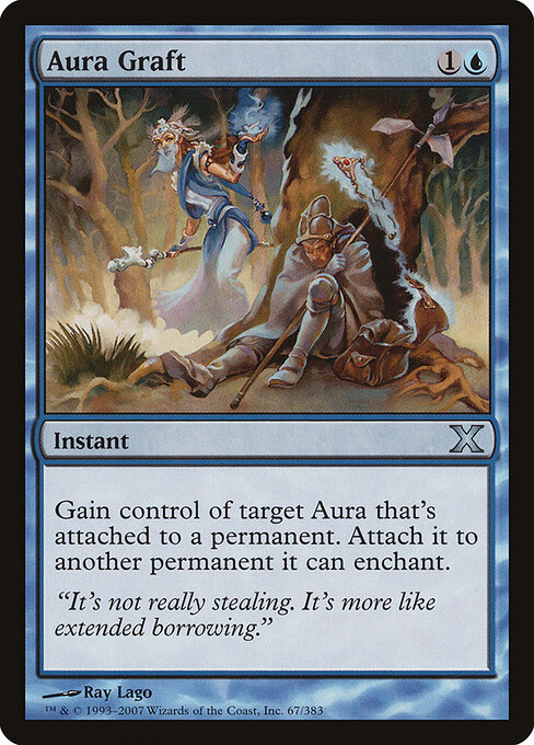 Aura Graft - Tenth Edition Magic card