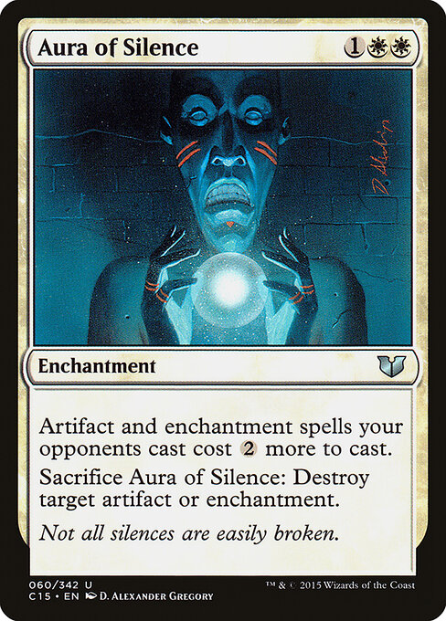 Aura of Silence - Commander 2015 Magic card