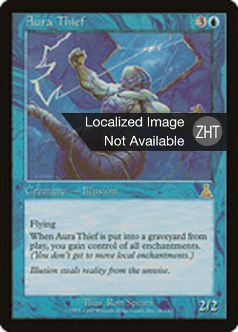 Aurenklauer (Aura Thief) - Urza's Destiny (#26) - Illustrated by Ron Spears - Magic: The Gathering Card