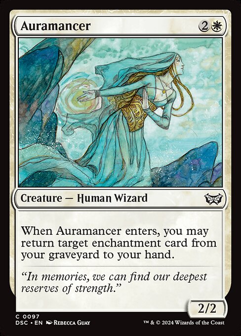 Auramancer - Duskmourn: House of Horror Commander Magic card