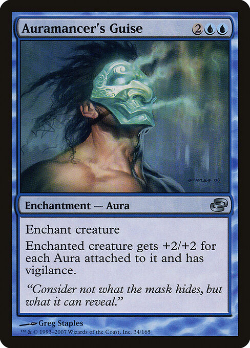 Auramancer's Guise - Planar Chaos (#34) - Illustrated by Greg Staples - Magic: The Gathering Card