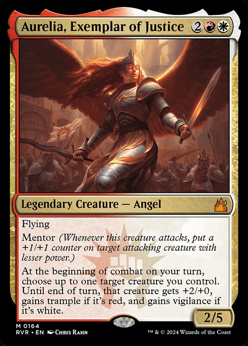 Aurelia, Exemplar of Justice - Ravnica Remastered Magic card