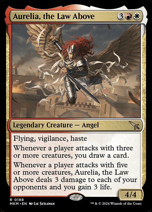 Aurelia, the Law Above - Murders at Karlov Manor Magic card