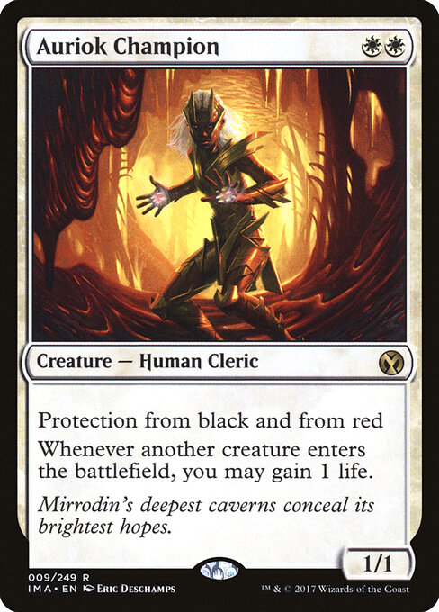 Auriok Champion - Iconic Masters Magic card